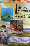 Intuitive Impressions show 2016 Mixed Media show at the Newton Cultural Centre
